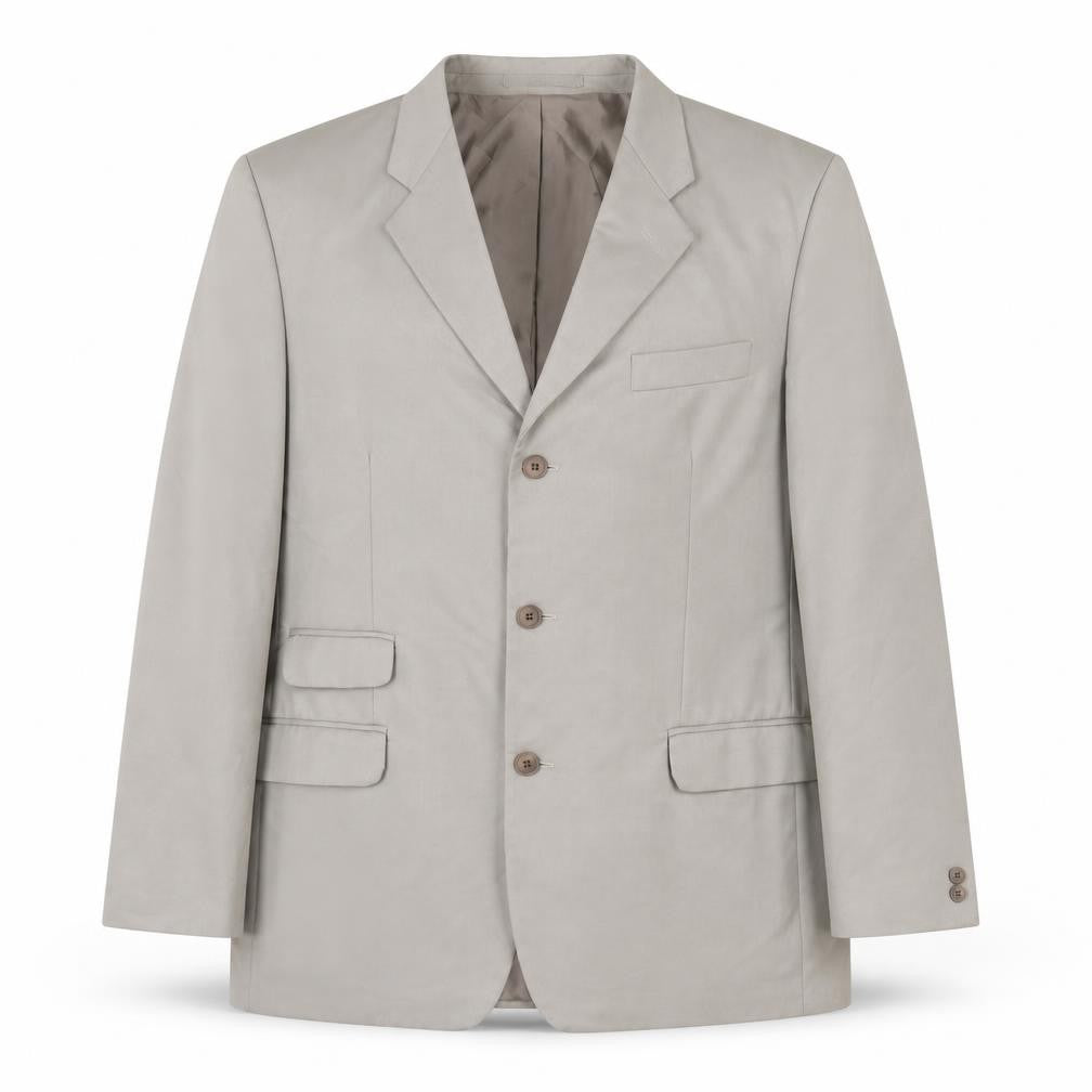 City inc Men's Beige Blazer 44L Regular Fit Jacket