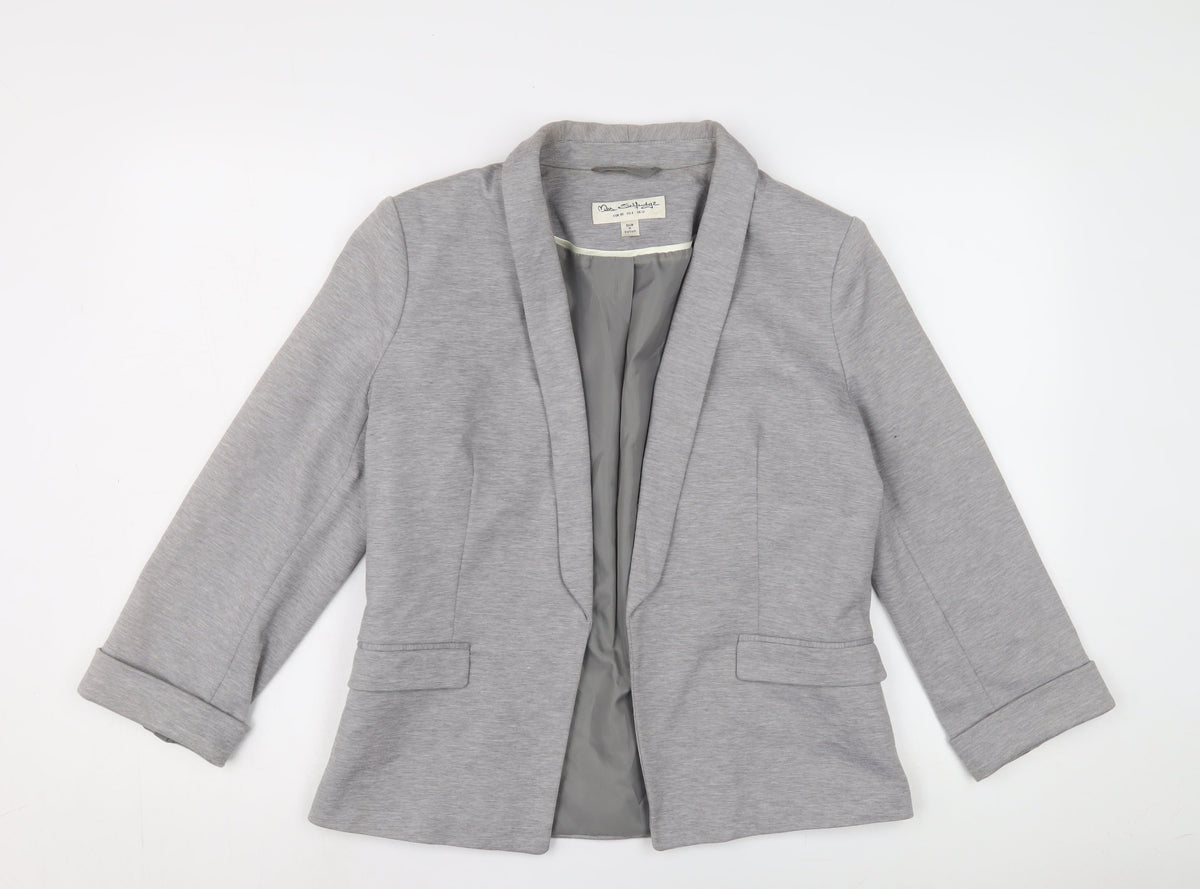 Miss Selfridge Women's Grey Blazer UK 12 Regular
