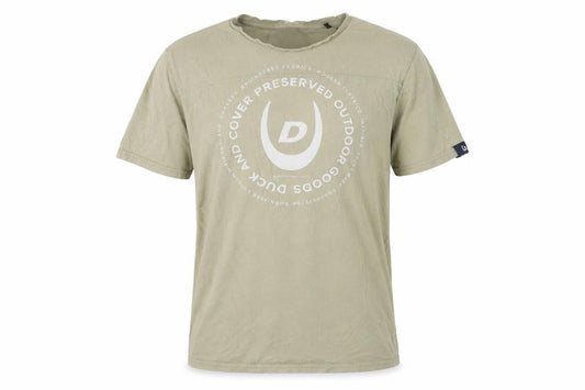 Duck and Cover Men's Beige XL Graphic T-Shirt