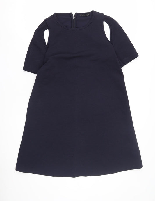 Zara Women's Black Shift Dress Size 10