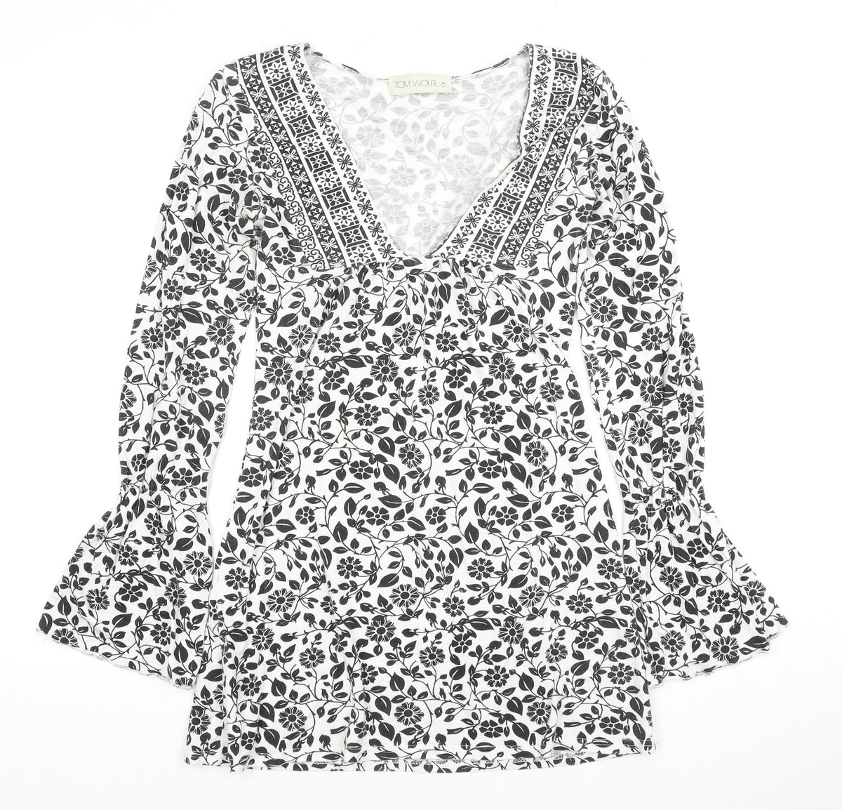 Tom Wolfe Women's Floral V-Neck Dress