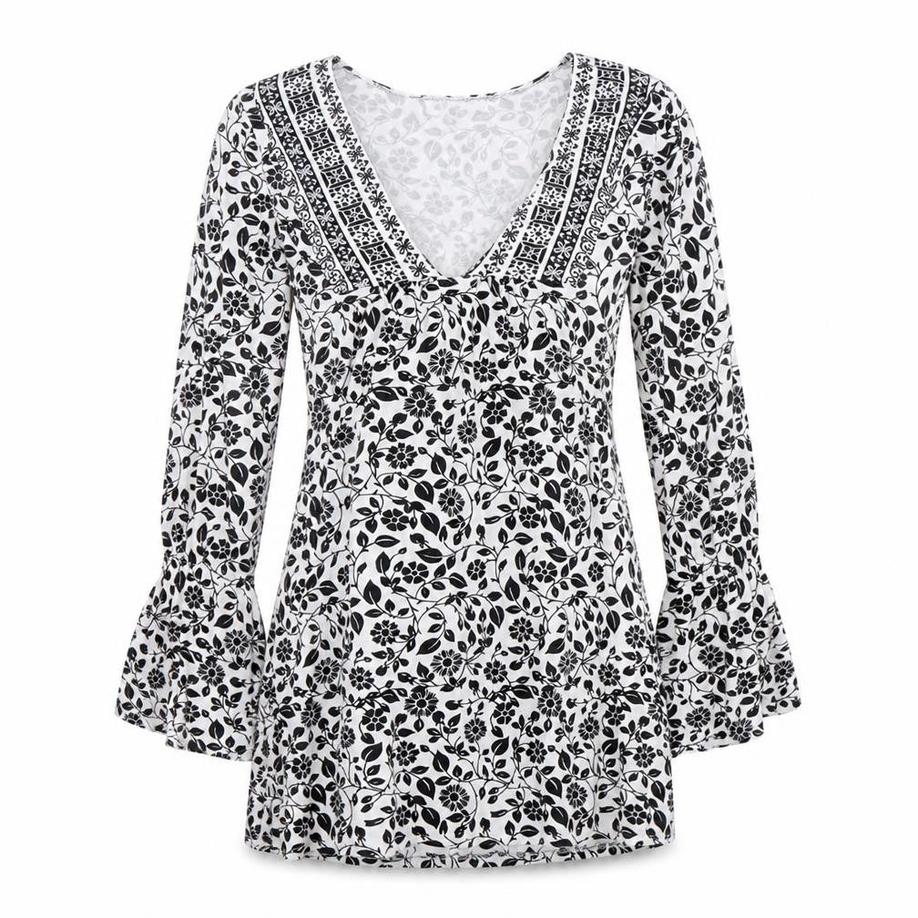 Tom Wolfe Women's Floral V-Neck Dress