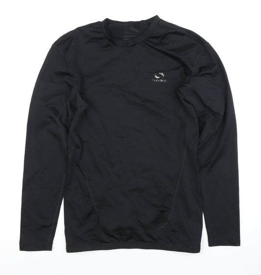 Sondico Men's Black Pullover, M, Long Sleeve
