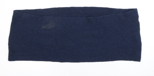 TU Unisex Blue Wool Cowl/Snood Scarf - Winter Essential