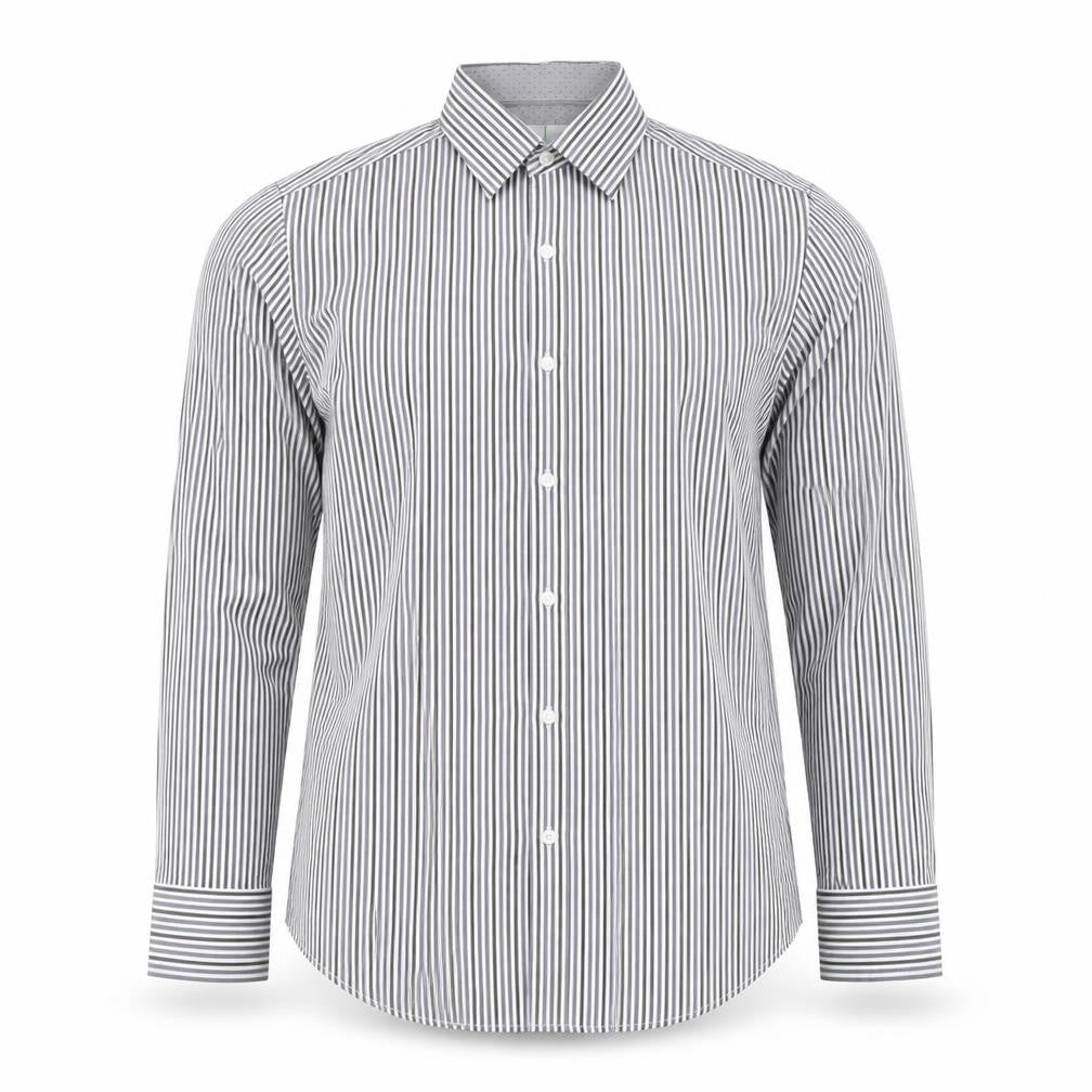 Jasper Conran Men's White Striped S Dress Shirt