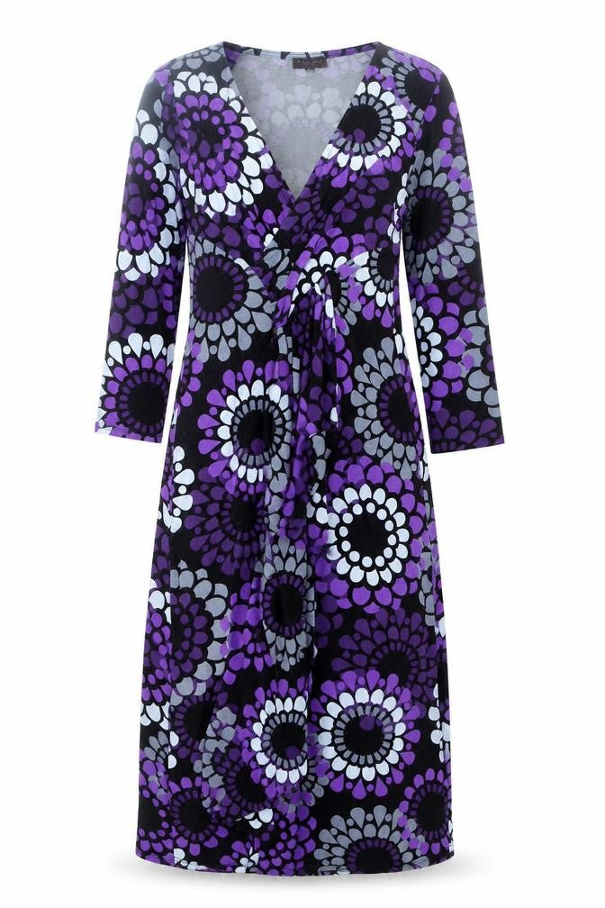Jane Ego Women's Multicoloured Floral Dress Size 10