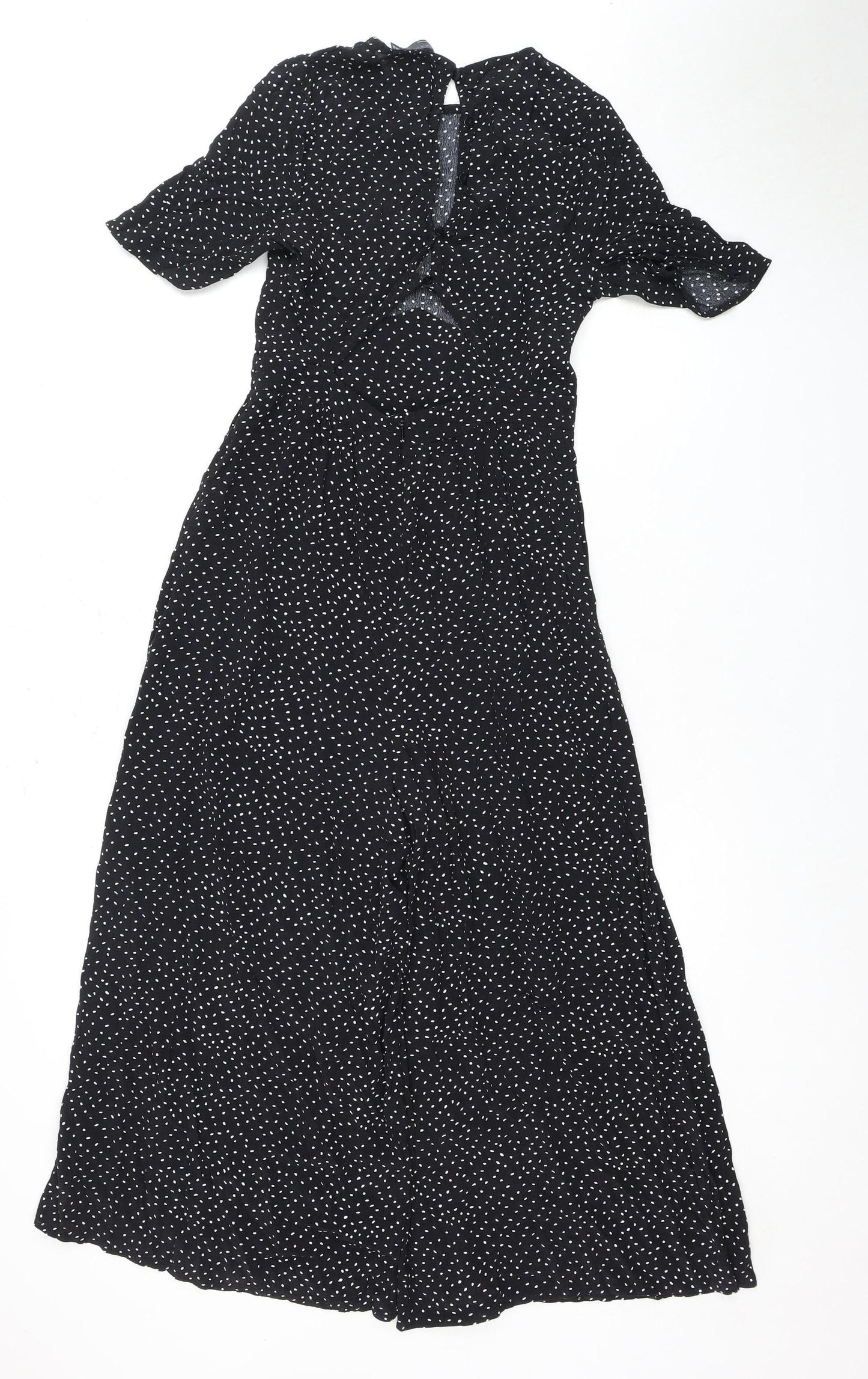 ASOS Design Women's Black Polka Dot Jumpsuit Size 8