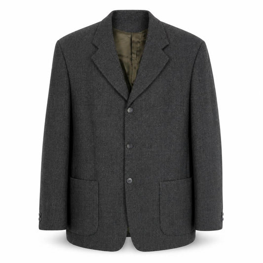 Reed Men's Green Wool Blazer L Regular Notch Jacket