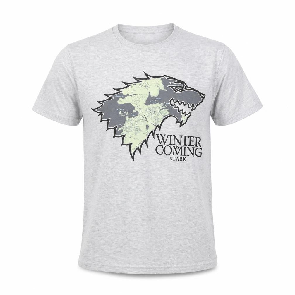 Game of Thrones Stark Grey Men's T-Shirt, Size S