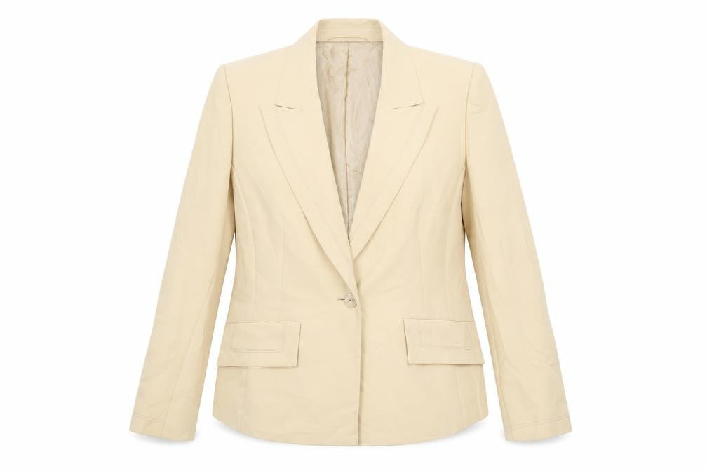 Windsmoor Women's Beige Suit Jacket - Size 10 Classic