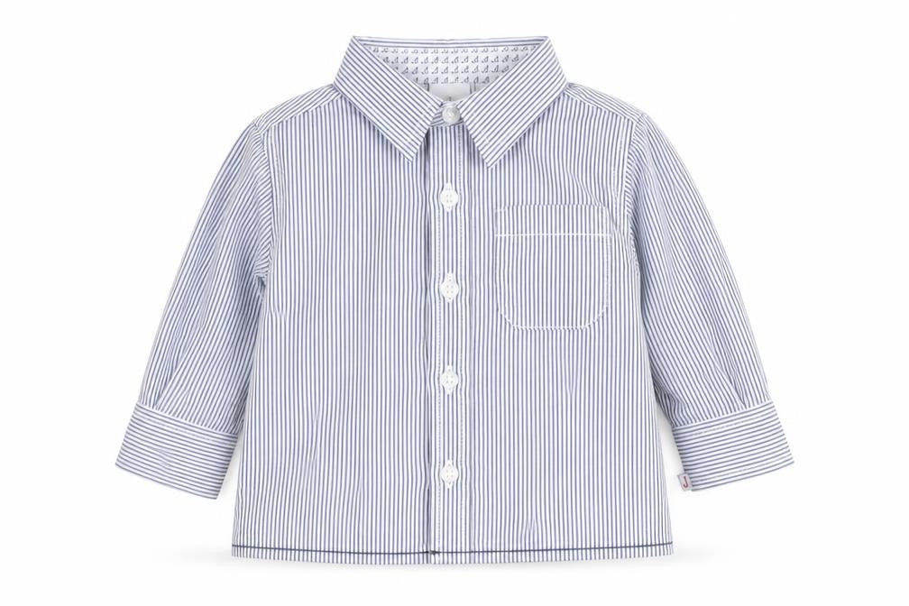 Debenhams Unisex Baby White Striped Dress Shirt 6-9 Months