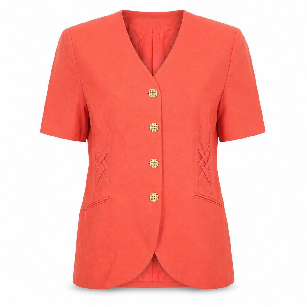 Jacques Vert Women's Red Jacket Size 12 Workwear