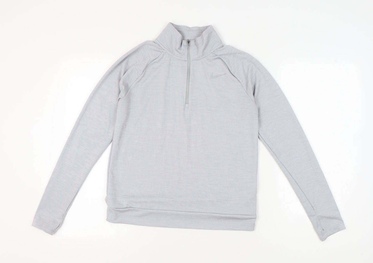 Nike Women's Grey Athletic Pullover S, Lightweight Activewear