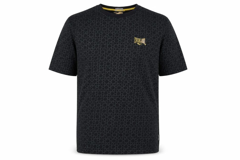 Everlast Men's Black 2XL Geometric T-Shirt