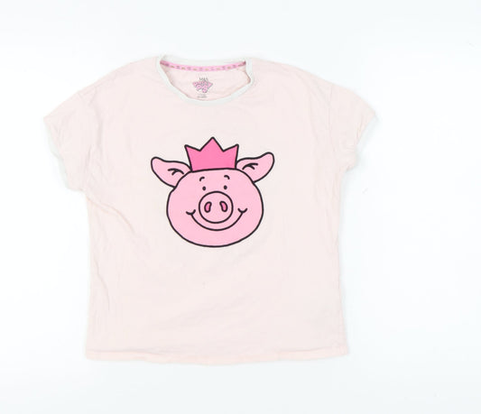 Marks and Spencer Percy Pig Girls Pink T-Shirt 11-12 Years