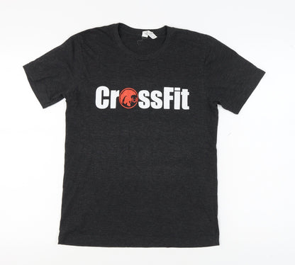 Bella Womens + Canvas Grey CrossFit T-Shirt, S