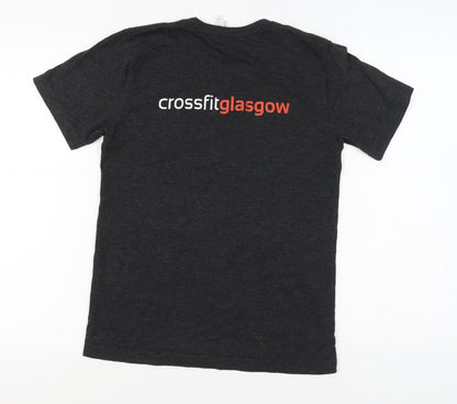 Bella Womens + Canvas Grey CrossFit T-Shirt, S
