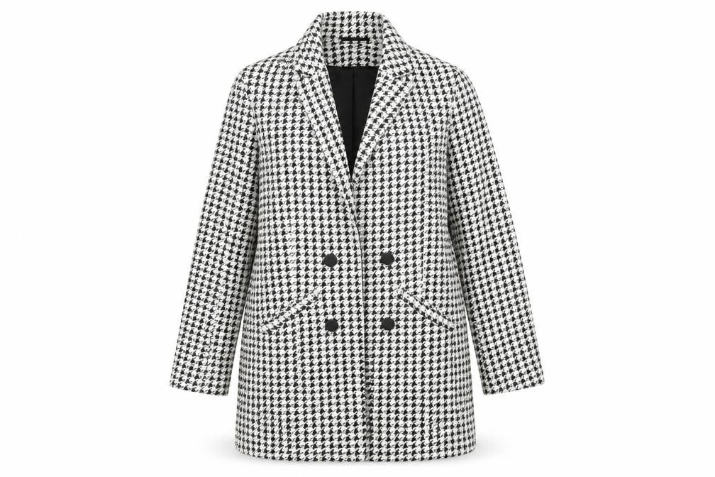 Wallis Women's Houndstooth Blazer UK 12
