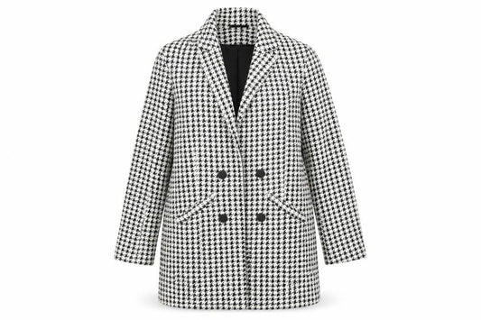 Wallis Women's Houndstooth Blazer UK 12