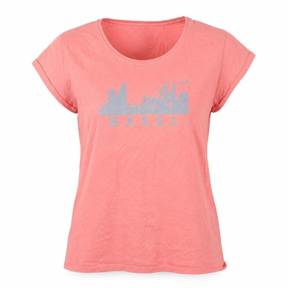 Jack Wolfskin Women's Pink T-Shirt, Size L, Casual