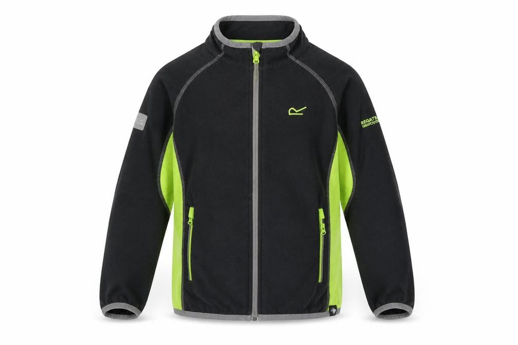 Regatta Black Unisex Kids Track Jacket 9-10 Years