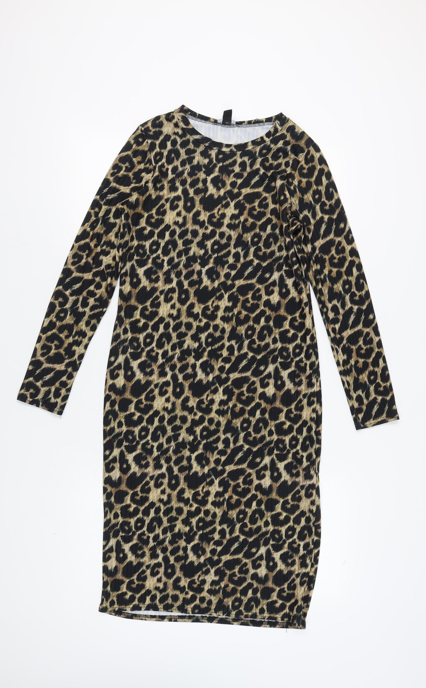 New Look Women's Leopard Print Dress Size 8