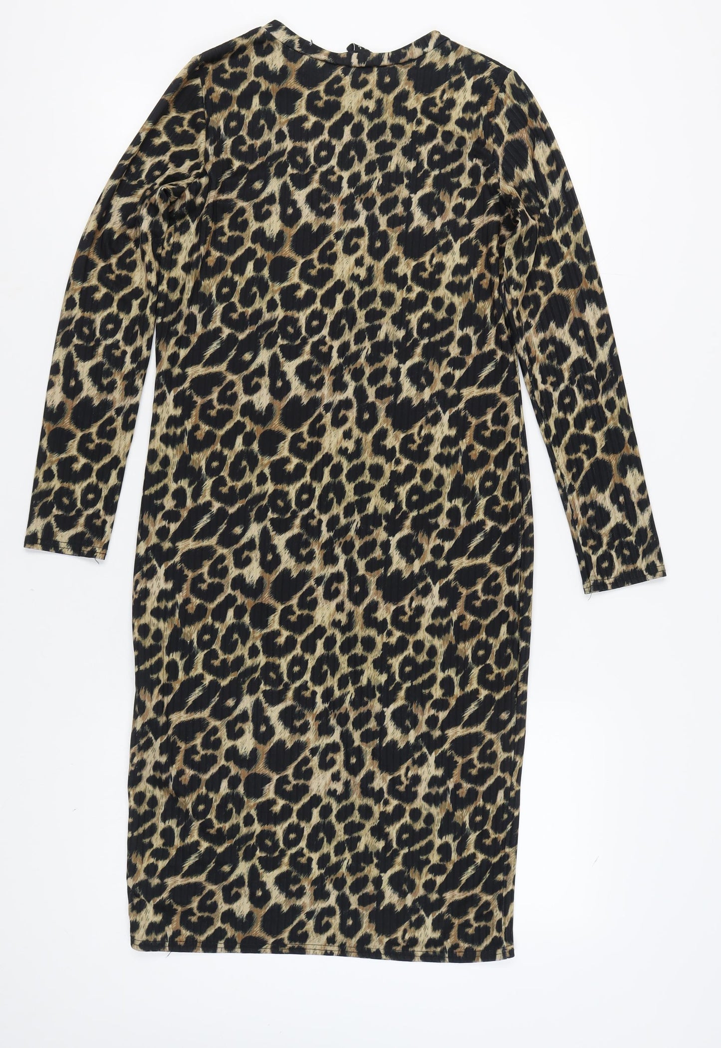 New Look Women's Leopard Print Dress Size 8