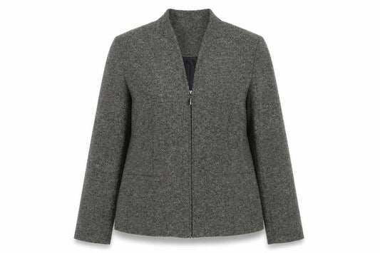 Eastex Women's Grey Mid-Length Jacket Size 10