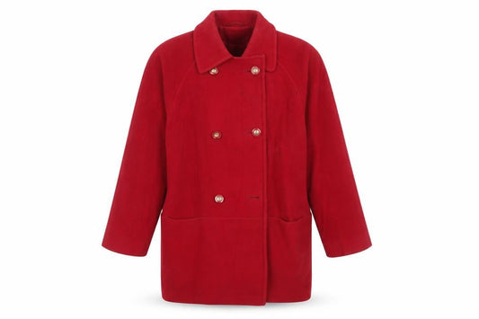 Eastex Women's Red Wool Coat Size 12