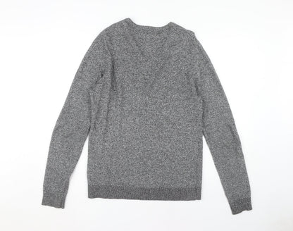 Jack & Jones Men's Grey Pullover Jumper Size S