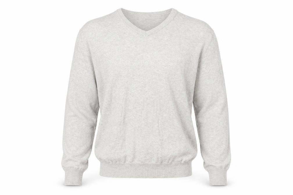 Jeff Banks Men's Beige V-Neck Pullover Jumper M