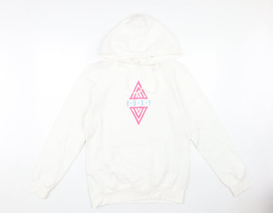 Roxy Women's White Pullover Hoodie Size S