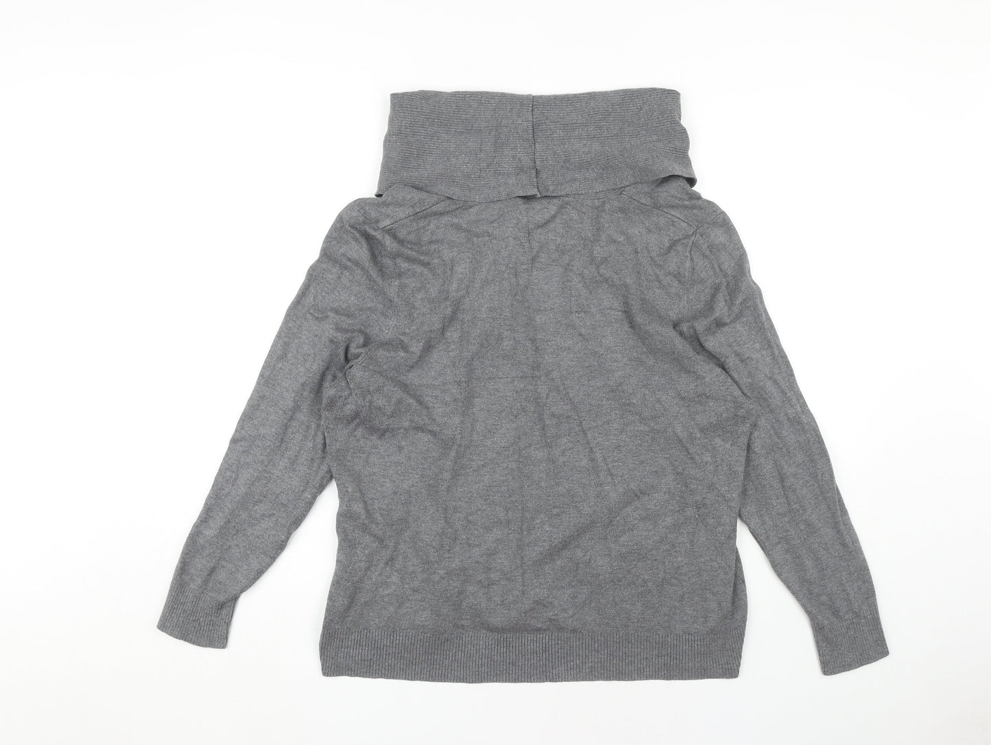 Alexon Women's Grey Cowl Neck Pullover Jumper XL