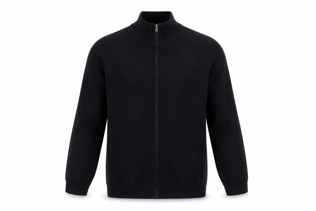 Great Plains Men's Black Full Zip Jumper L