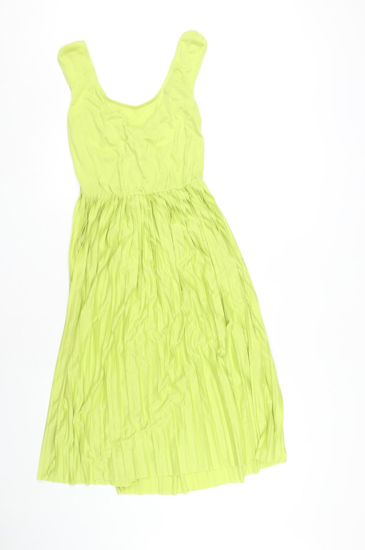 Marks & Spencer Women's Green Dress, Size 8, Sleeveless