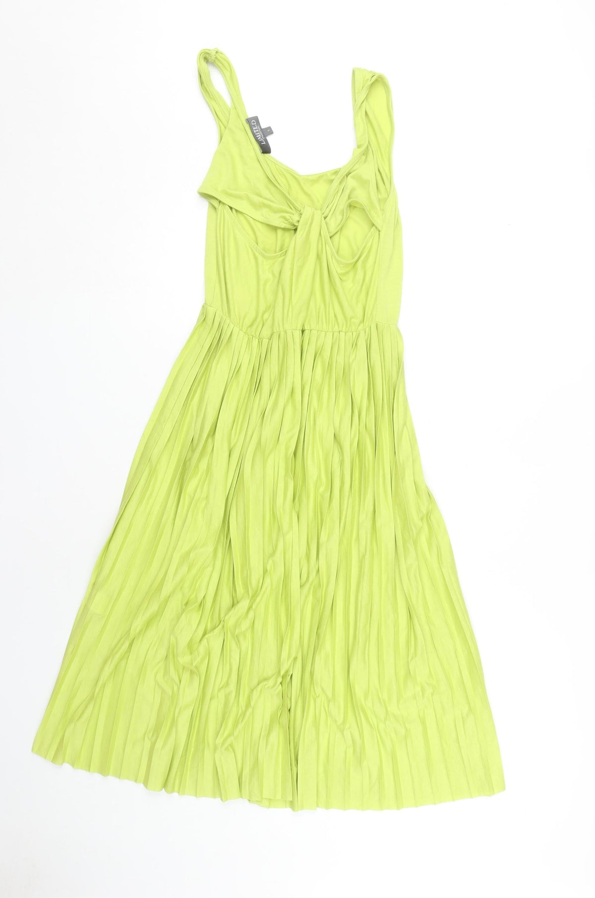 Marks & Spencer Women's Green Dress, Size 8, Sleeveless