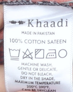 Khaadi Women's Multicoloured Geometric Dress Size 10