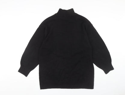 H&M Women's Black High Neck Pullover Jumper XS