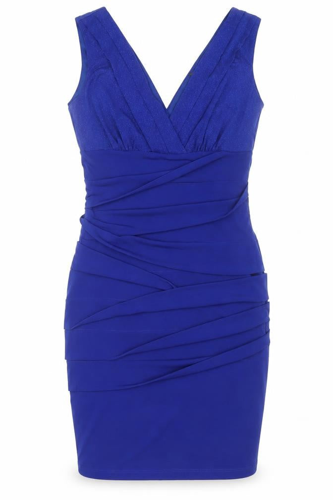 Valerie Bertinelli Women's Blue Bodycon Dress Size 8
