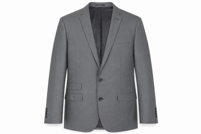 Fellini Men's Grey Single-Breasted Blazer, 42R