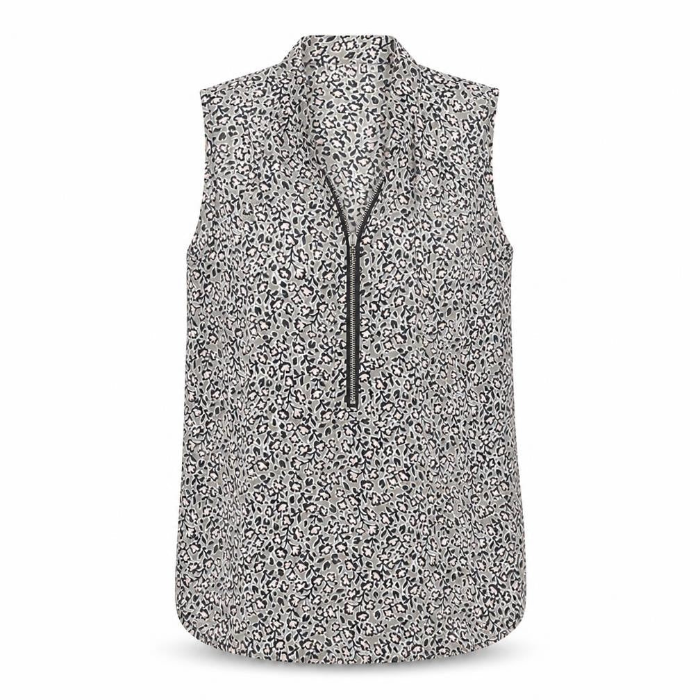 Fransa Women's Multicoloured Sleeveless Blouse