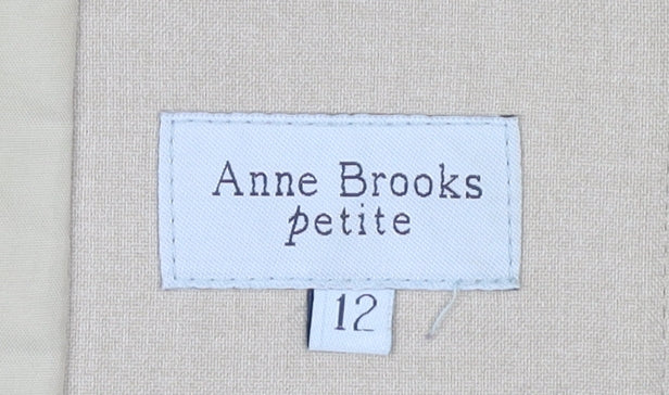 Anne Brooks Women's Beige Petite Blazer Size 12
