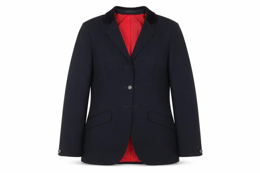 Just Togs Women's Blue Blazer Size 12 Lined Notch Lapel
