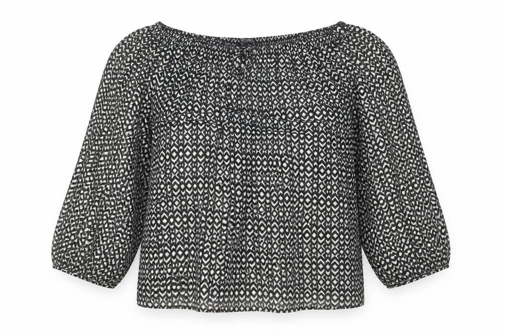 Next Women's Multicoloured Geometric Blouse Size 14