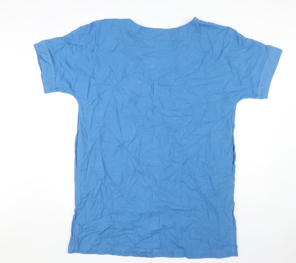 Marks & Spencer Women Blue V-Neck Dress Size 16