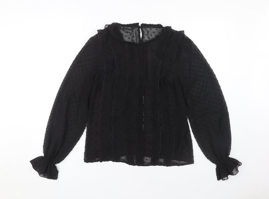 ZARA Women's Black Long Sleeve Blouse S