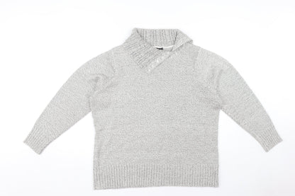 Bonmarché Women's Grey Large Pullover Jumper