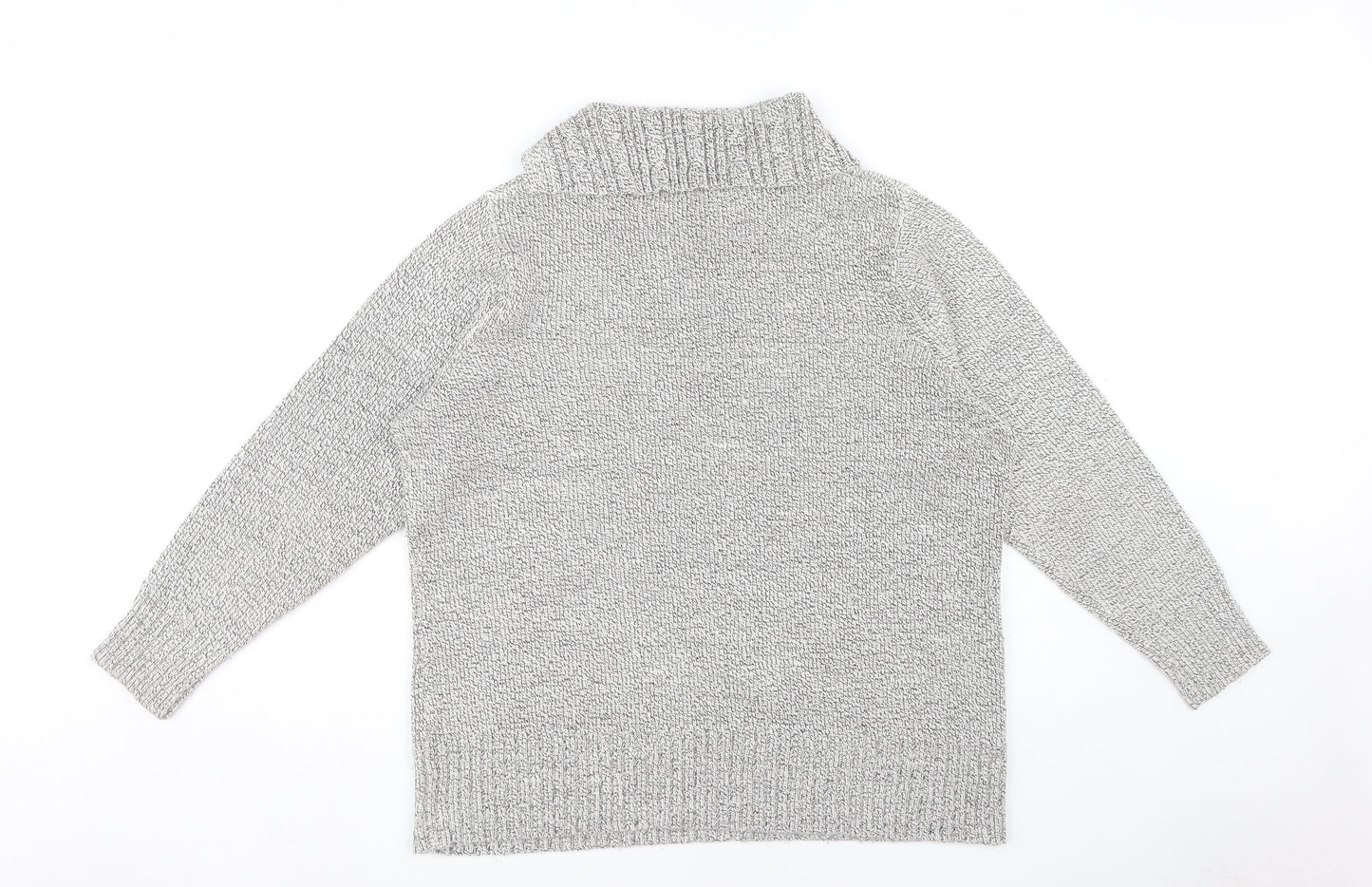 BM Collection Women's Grey Large Pullover Jumper
