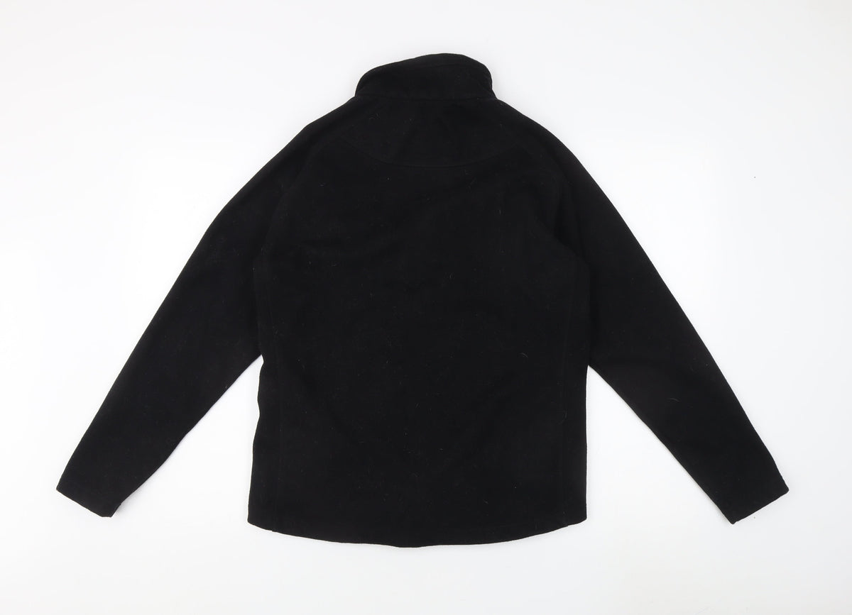 Gelert Unisex Adults Black Full Zip Jacket Size 12