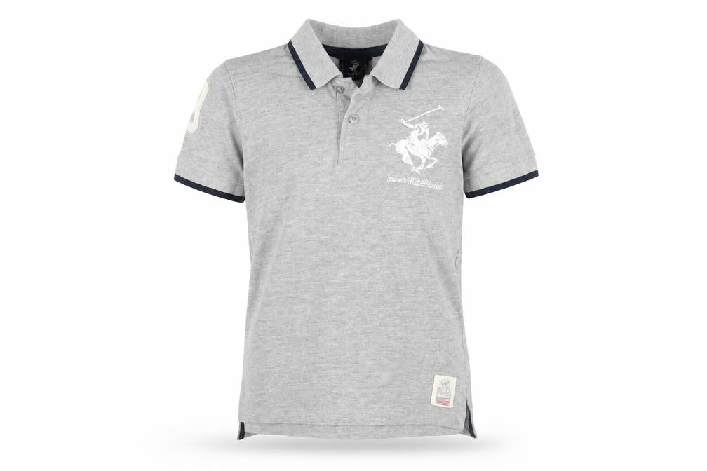 Beverly Hills Polo Club Boys Grey Polo Shirt 7-8 Years